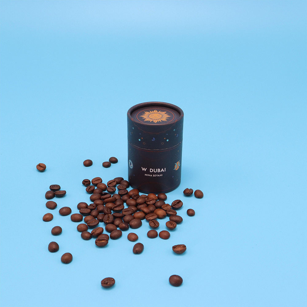 Изготовленная на заказ печать логотипа, чайная бумажная туба, упаковка, пищевой картонный цилиндрический контейнер для чая, кофе, круглая коробка, упаковка