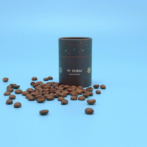 Изготовленная на заказ печать логотипа, чайная бумажная туба, упаковка, пищевой картонный цилиндрический контейнер для чая, кофе, круглая коробка, упаковка