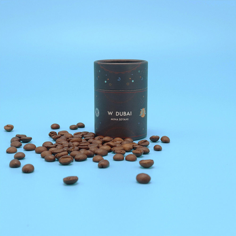 Изготовленная на заказ печать логотипа, чайная бумажная туба, упаковка, пищевой картонный цилиндрический контейнер для чая, кофе, круглая коробка, упаковка