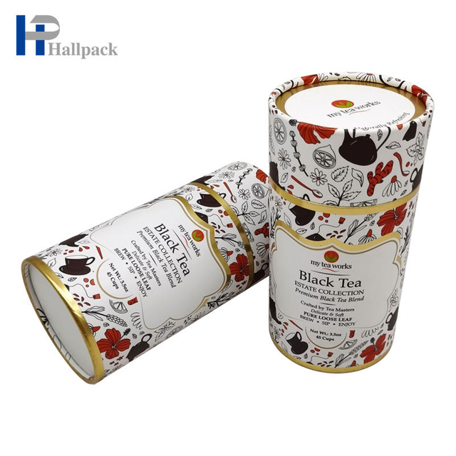 Круглая трубка из крафт-картона с тиснением исчезающего принта для упаковки рукодельных и косметических салфеток