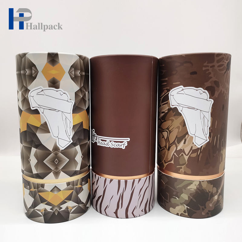 Биоразлагаемый цилиндр для одежды, упаковывающий изготовленную на заказ круглую трубку из крафт-бумаги