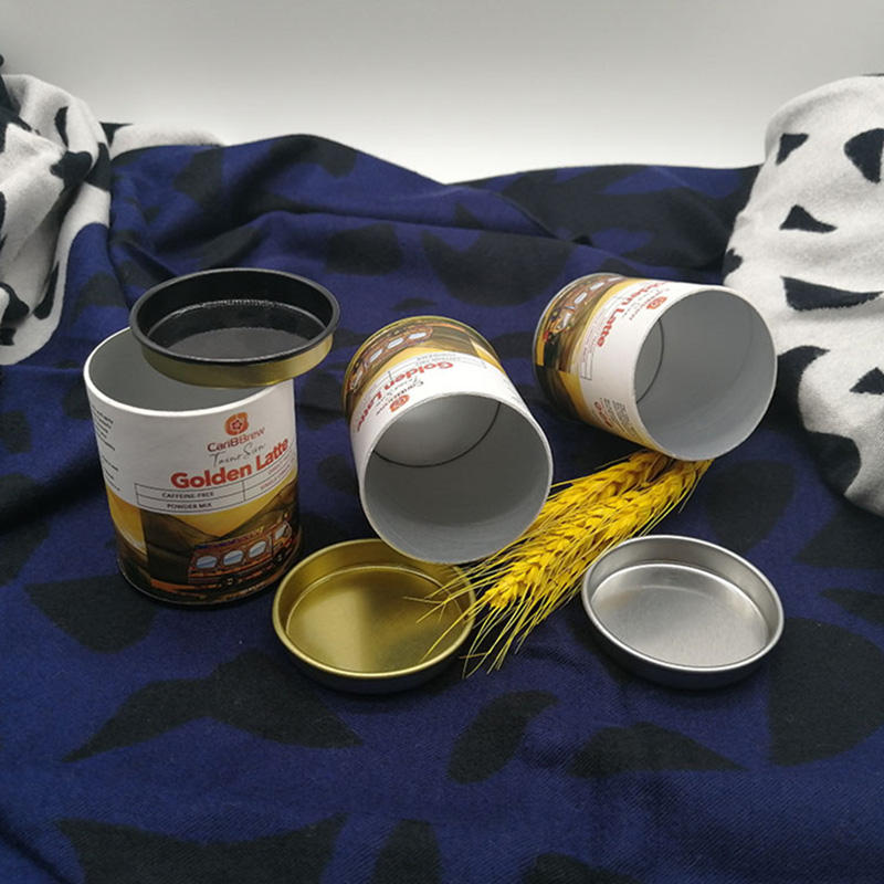 Железная покрывающая бумага Бумажные тубы для еды Бумажные тубы для чая Упаковка бумажных туб для кофе