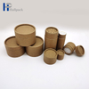 Прочный круглый биоразлагаемый бумажный цилиндр, картон для свечей, упаковка для круглых трубок с тиснением, исчезающая обработка печати