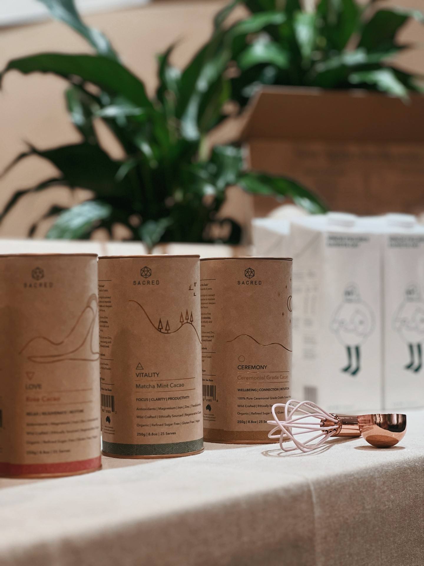 Роскошная нестандартная конструкция, круглая картонная коробка для пищевых продуктов, картонная упаковка для банки с какао-шоколадной бумагой