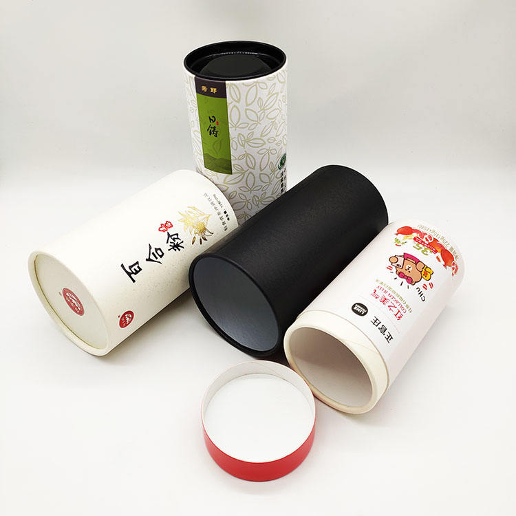 Товары для здоровья, прямая продажа с фабрики, круглая трубка, биоразлагаемые упаковочные бумажные тубы