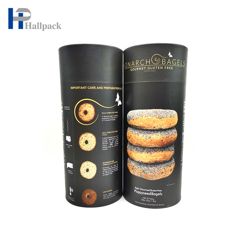 Горячие продажи, настраиваемый размер логотипа, свободная упаковка, крафт-бумага, черная бумажная трубка