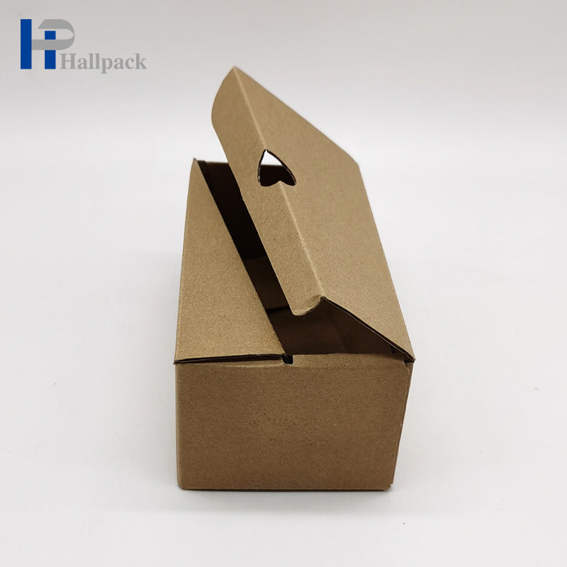 Изготовленная на заказ картонная коробка из гофрированной бумаги из крафт-бумаги напечатанная упаковочная коробка