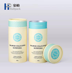 Бумажная упаковка для туб, пищевой картонный цилиндрический контейнер для упаковки в круглую коробку для чая