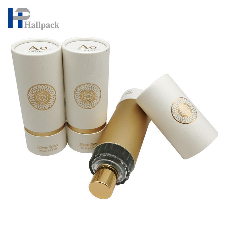 Настроить бумажную трубку и биоразлагаемую бумажную упаковку для хранения, цилиндр для упаковки косметической бумаги Eva 10 мл, 20 мл, 30 мл, 100 мл.