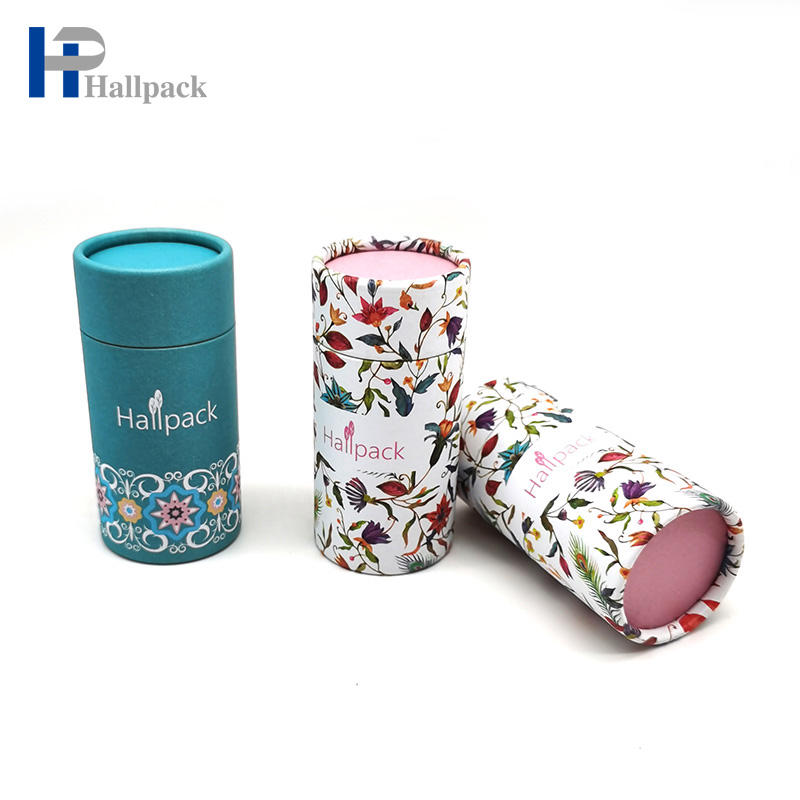 Индивидуальный логотип, блеск для губ, картонный тюбик круглой формы, антидорантная бумага, бумажный упаковочный тюбик с эффектом пуш-ап