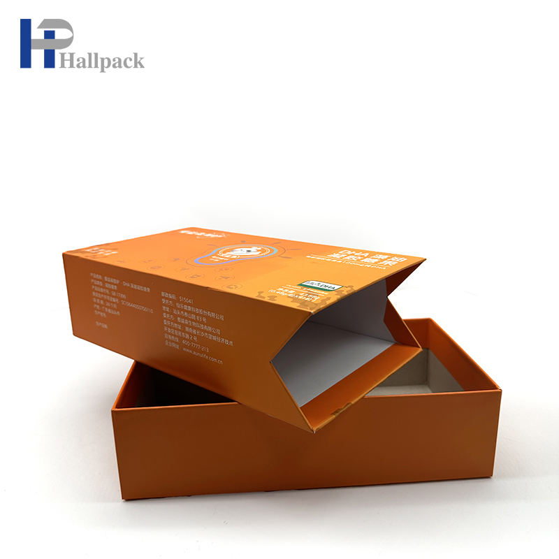 ЭКО-упаковка, квадратная раздвижная коробка, жесткий картон с принтом, ящик для телефона, коробка, роскошная упаковка, картонная подарочная коробка