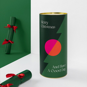 Биоразлагаемая упаковочная бумага для туб. Металлическая крышка и дно. Переработанные транспортировочные тубы. Бумажные картонные тубы для еды и подарочных наборов.