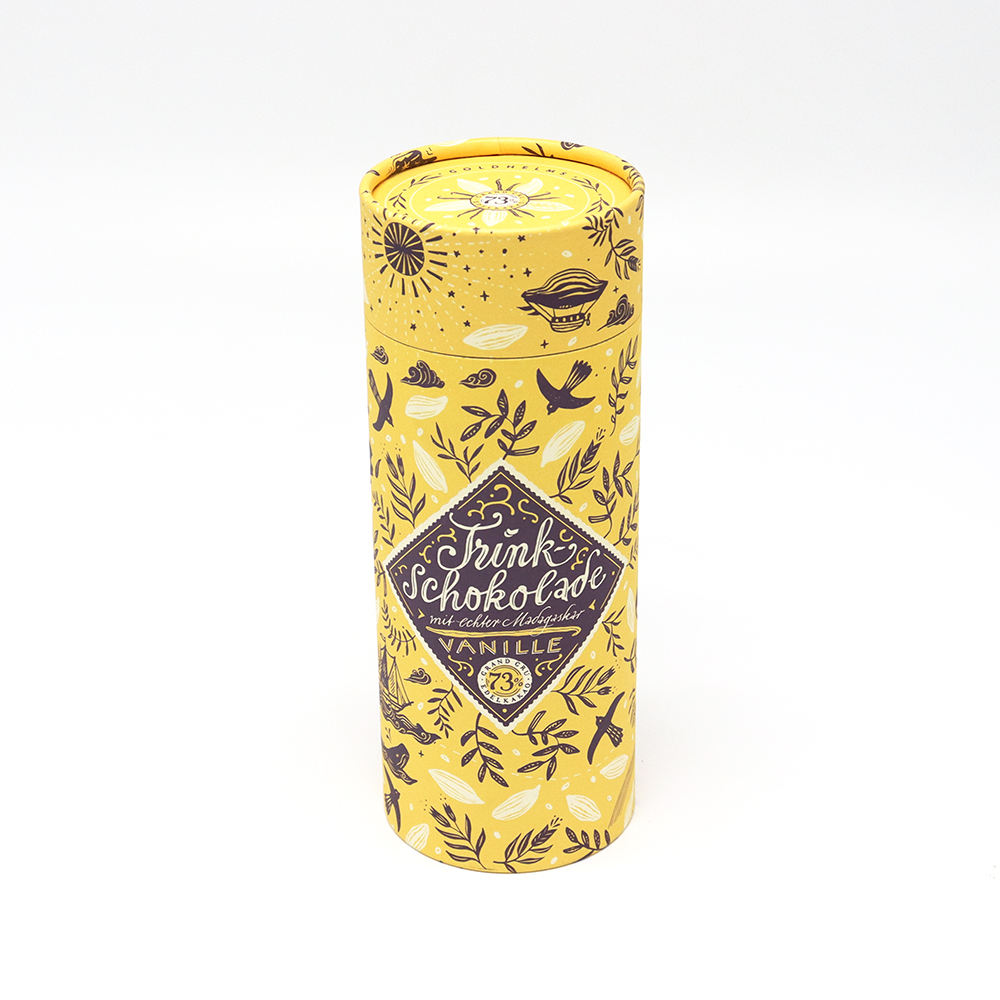 Биоразлагаемый экологически чистый цилиндр, пищевой картон, трубка для чая, сахара, кофе, упаковочная бумага, цилиндр для рассыпного чая