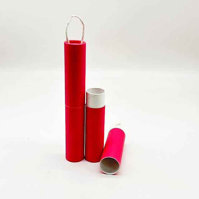 Hallpack индивидуальный дизайн, биоразлагаемый материал, круглая коробка для трубок для подарочного набора с лентой, крафт-цилиндр, бумажная коробка для щеток