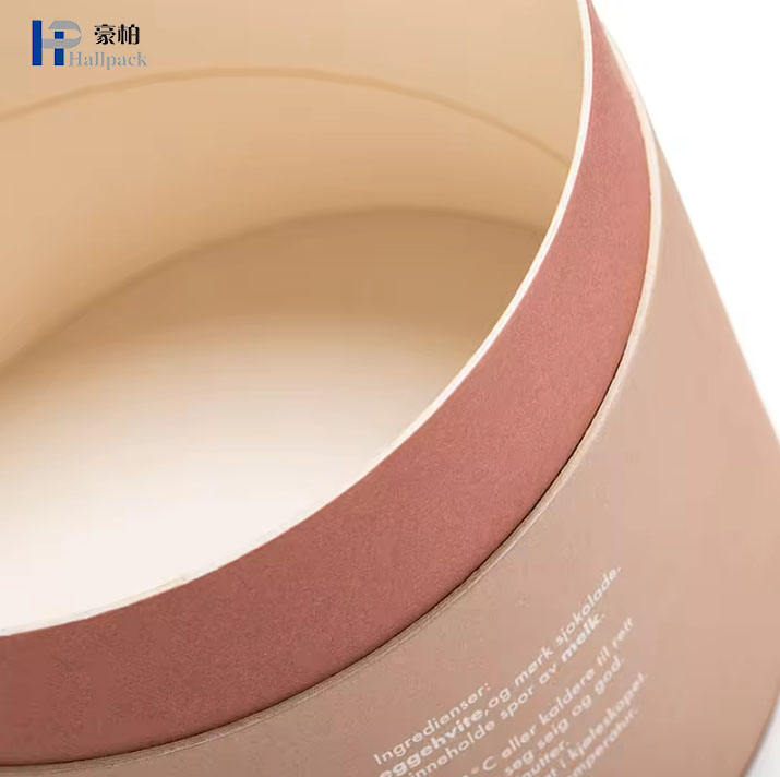 Бесплатный образец, новый материал, розовые конфеты, косметический цилиндр для ухода за кожей, круглая упаковочная коробка, контейнер, картон, косметический бумажный тюбик
