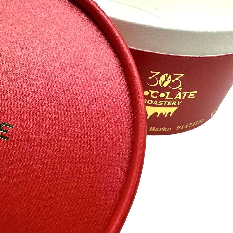 Пищевая бумажная трубка Канистра Картонная упаковка Шоколадная бумажная трубка