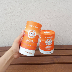 Оптовая продажа, бесплатный дизайн, пустые нестандартные цвета, биоразлагаемые картонные тубы из пищевой крафт-бумаги для упаковки чая