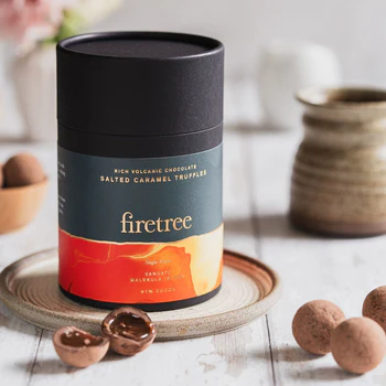 Биоразлагаемый пищевой шоколадный цилиндр, упаковка для кофе, круглая коробка для туб, изготовленная на заказ туба из крафт-бумаги, круглая трубка