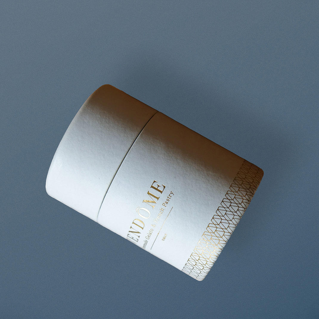 OEM изготовленная на заказ биоразлагаемая крафт-картонная цилиндрическая фольга бумажная трубка для упаковки пищевых продуктов исчезающая штамповка печати