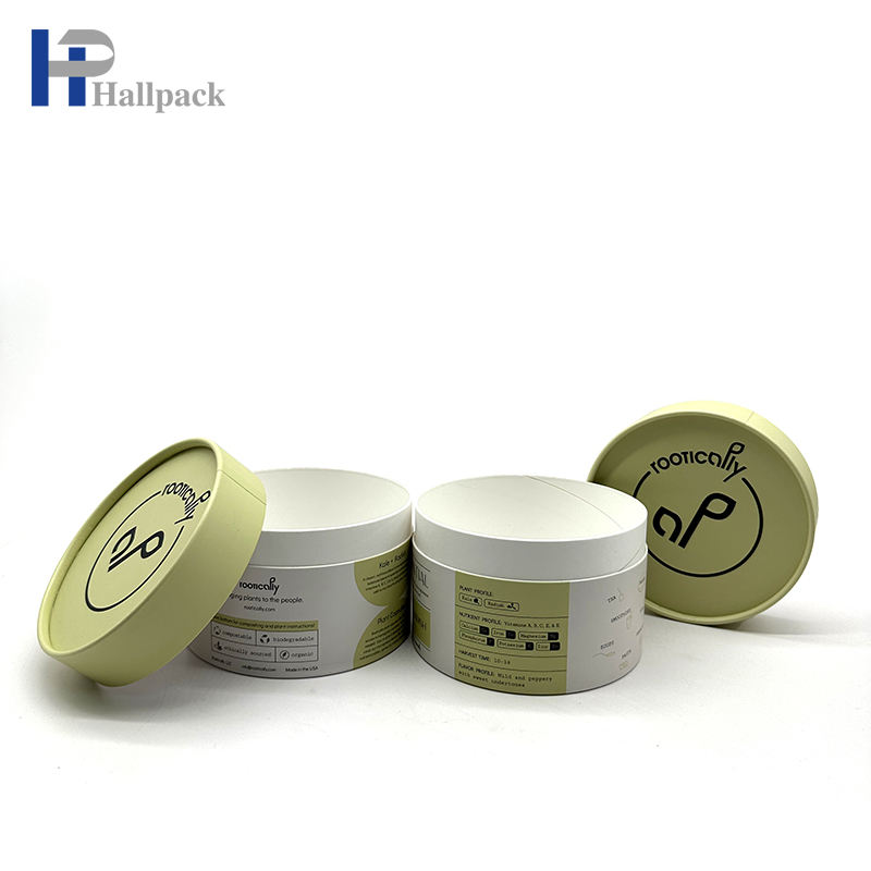 Оптовые бумажные тубы для чая, переработанная коробка для кофе, упаковочная бумажная трубка