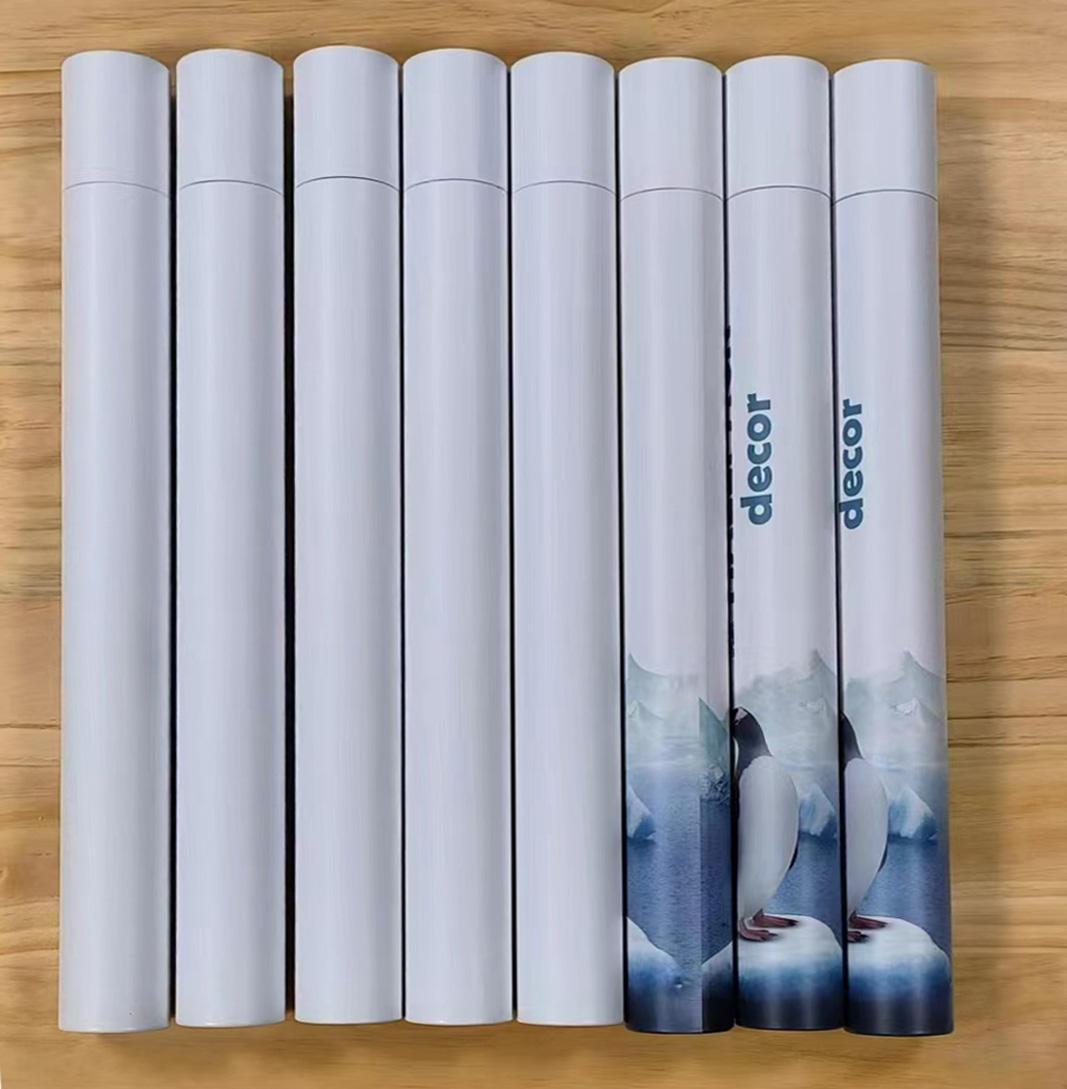 Эко дружелюбный изготовленный на заказ картон для документов упаковал пакет круглой коробки трубки для карты плаката обоев