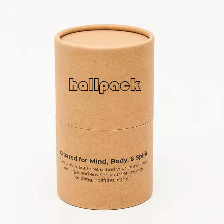 Биоразлагаемая туба из крафт-бумаги, упаковка для чайной бумаги, канистра для чая