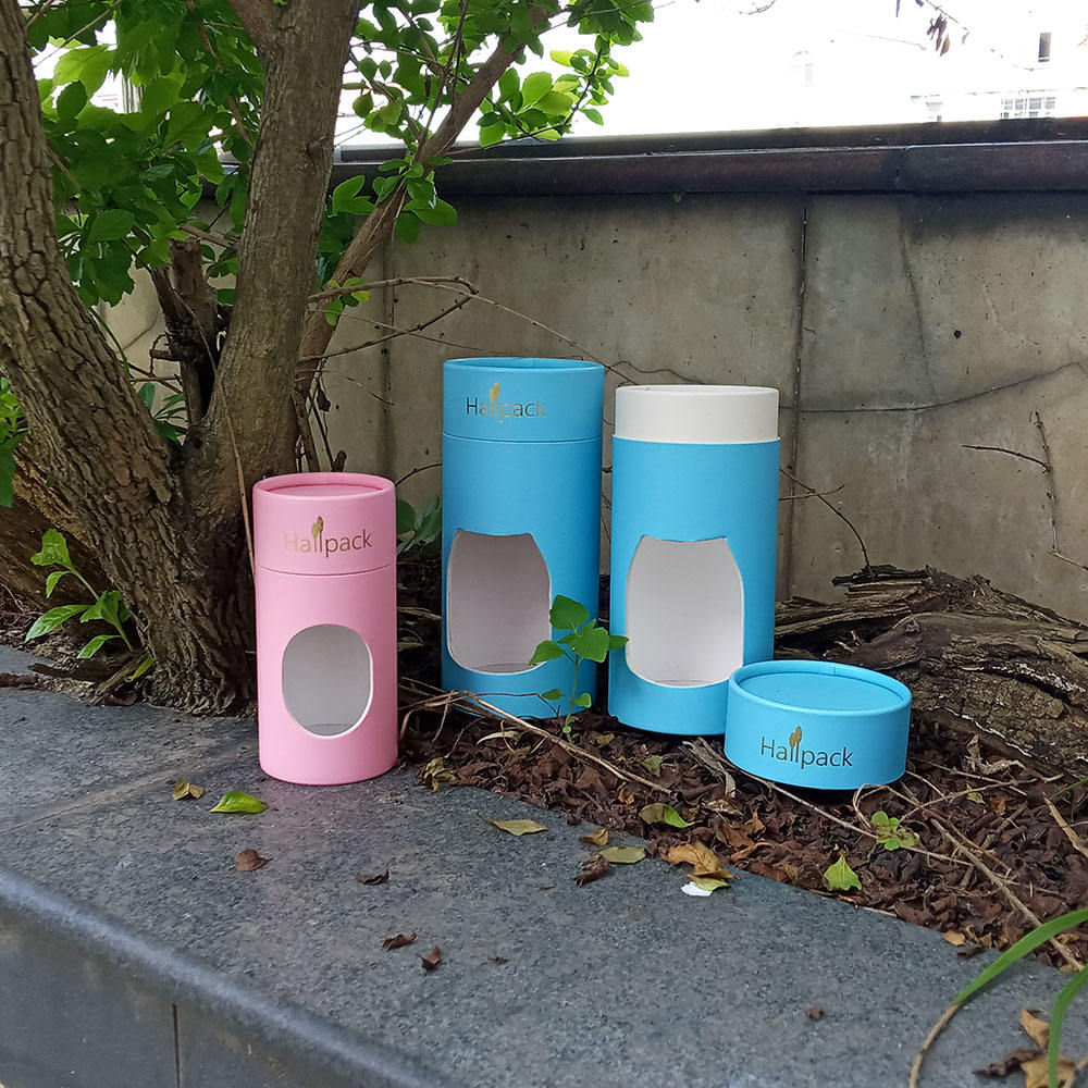 Изготовленные на заказ круглые пустые бумажные тубы, упаковочные свечи, биоразлагаемые крафт-ткани, оконные цилиндры для свечей