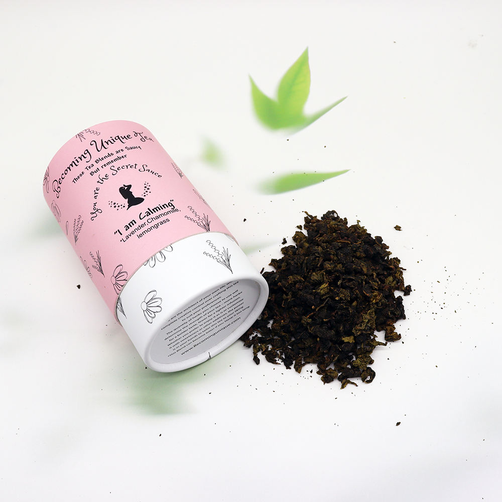 Высококачественная индивидуальная печать, биоразлагаемая пищевая бумага, картон, чайные канистры премиум-класса, пакеты для туб, упаковка для рассыпного чая