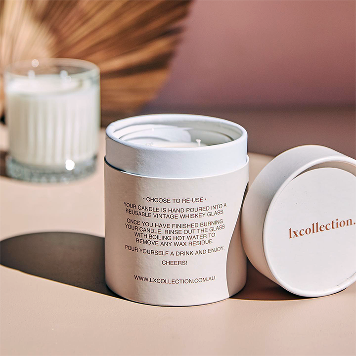 Биоразлагаемая пластиковая цилиндрическая коробка из крафт-бумаги, изготовленная по индивидуальному заказу для мыльной свечи, эфирных масел, упаковка в бумажные тубы