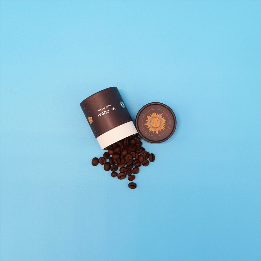 Изготовленная на заказ печать логотипа, чайная бумажная туба, упаковка, пищевой картонный цилиндрический контейнер для чая, кофе, круглая коробка, упаковка