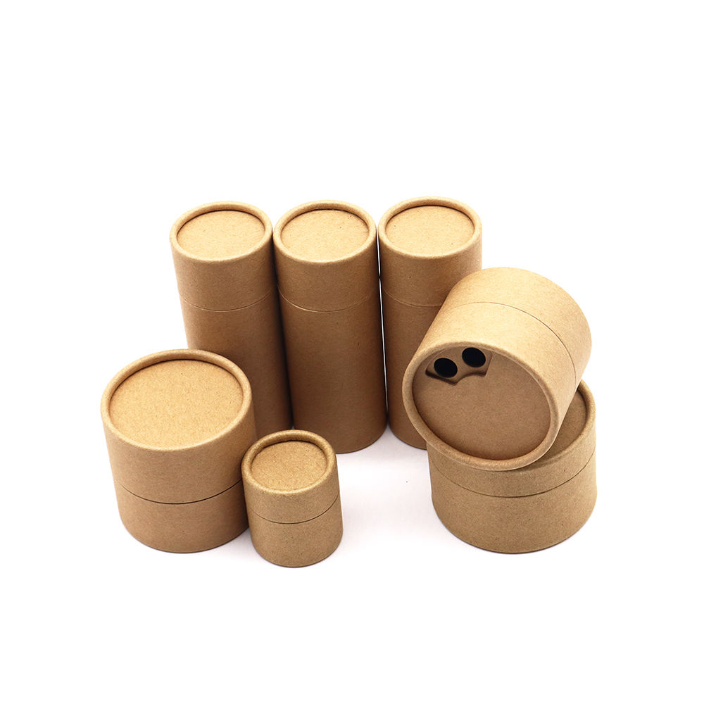 Изготовленная на заказ крафт-бумага, эко-картон, круглая цилиндрическая трубка с верхним шейкером, бумажная трубка, контейнер для соли, специй, упаковка для порошка