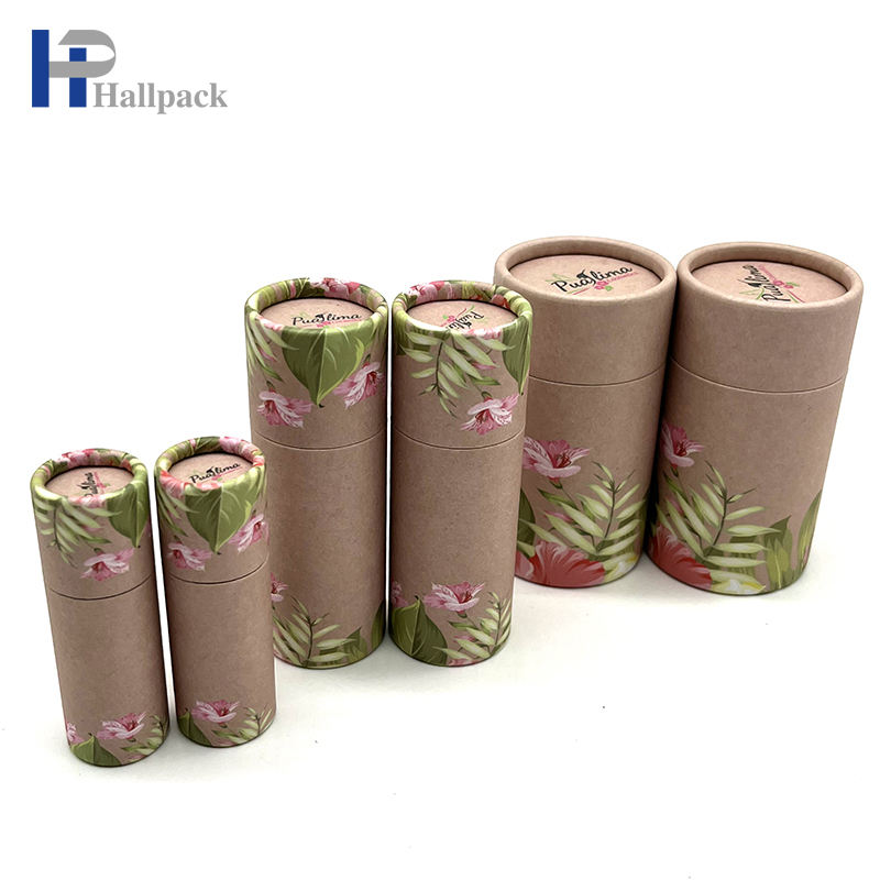 Цилиндр разного размера Push Up Круглая трубка из крафт-бумаги Бумажная оболочка для губной помады