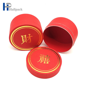 Красочная цилиндрическая упаковка, круглая коробка подгоняет упаковку бумажных трубок свечи