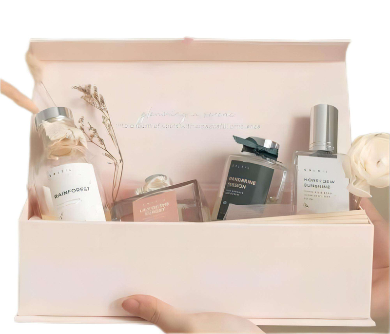 Горячая продажа роскошная индивидуальная конструкция квадратной упаковки бумажная коробка