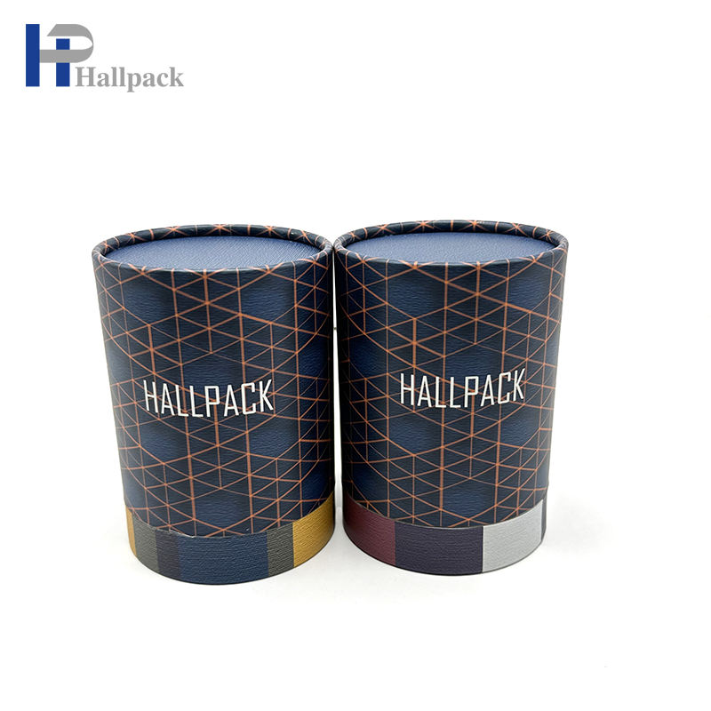 Новый дизайн, подарочный набор для свечей, цилиндрическая коробка, картонная упаковка, бумажная трубка