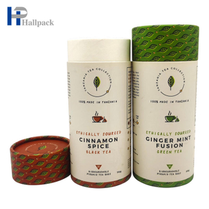 Необходимая легкая для переноски трубка почтового бумажного чая небольшая тонкая бумажная трубка для упаковки