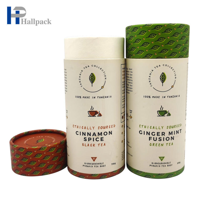 Необходимая легкая для переноски трубка почтового бумажного чая небольшая тонкая бумажная трубка для упаковки