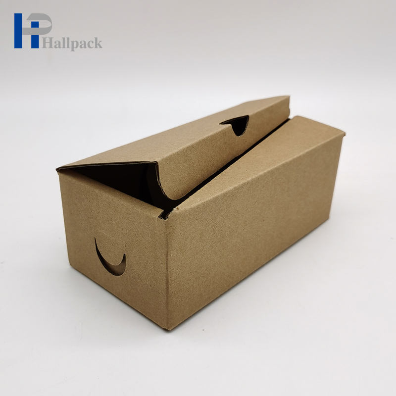 Изготовленная на заказ картонная коробка из гофрированной бумаги из крафт-бумаги напечатанная упаковочная коробка