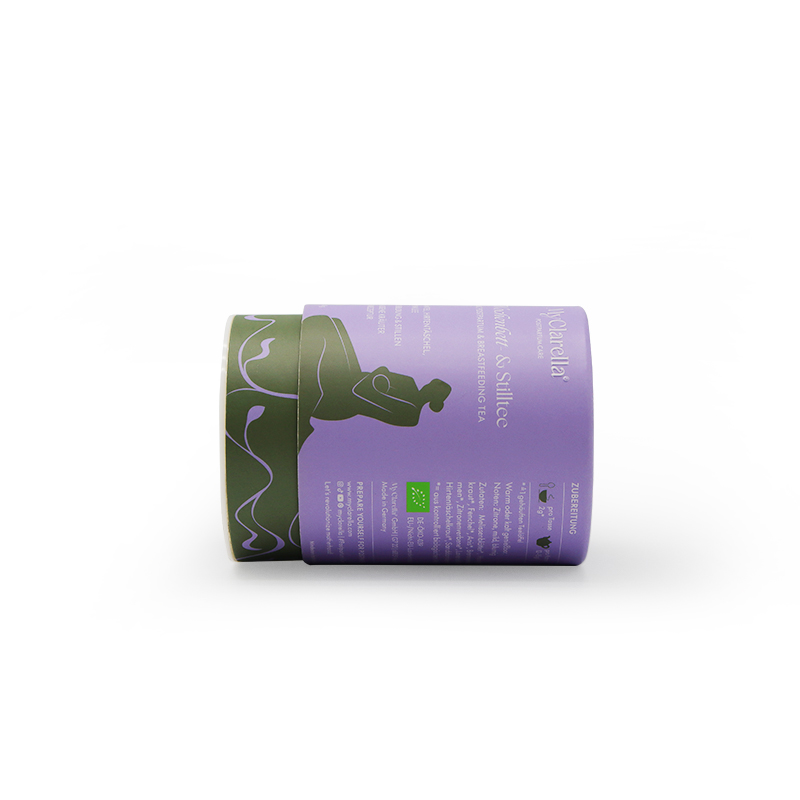 Упаковка для бумажной трубки с крышками для свободного чая кофейная корма для сортировки