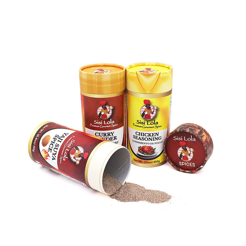 Биоразлагаемая картонная чайная коробка пищевая пищевая трубка для кофейных зерен орехи