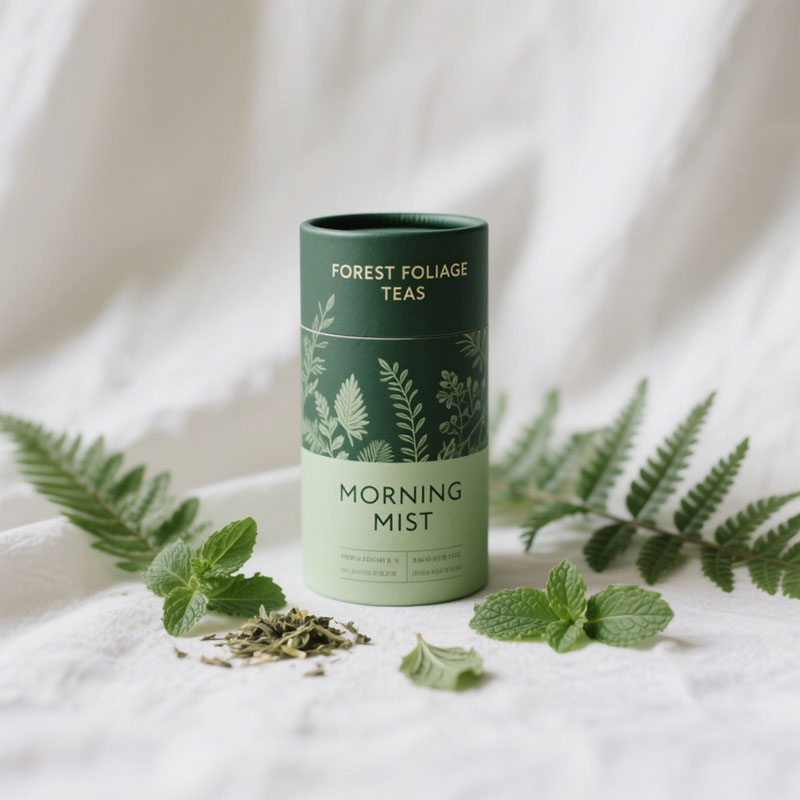 Биоразлагаемая настраиваемая логотип с круглой картонной бумажной упаковкой для специй сушеные чили