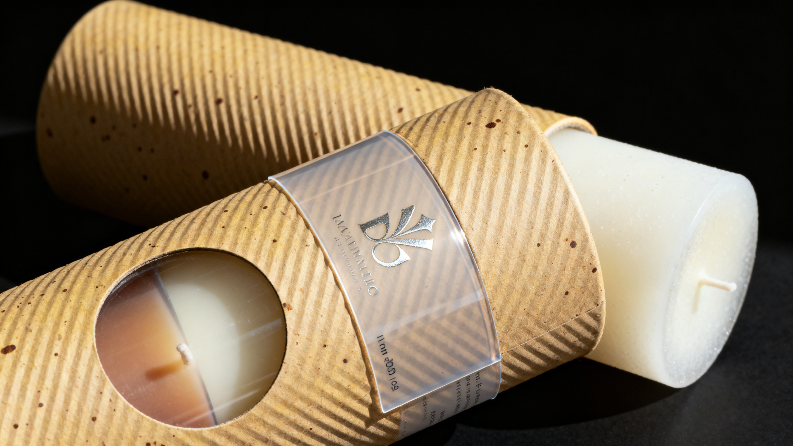 Упаковка для бумажной трубки с окном