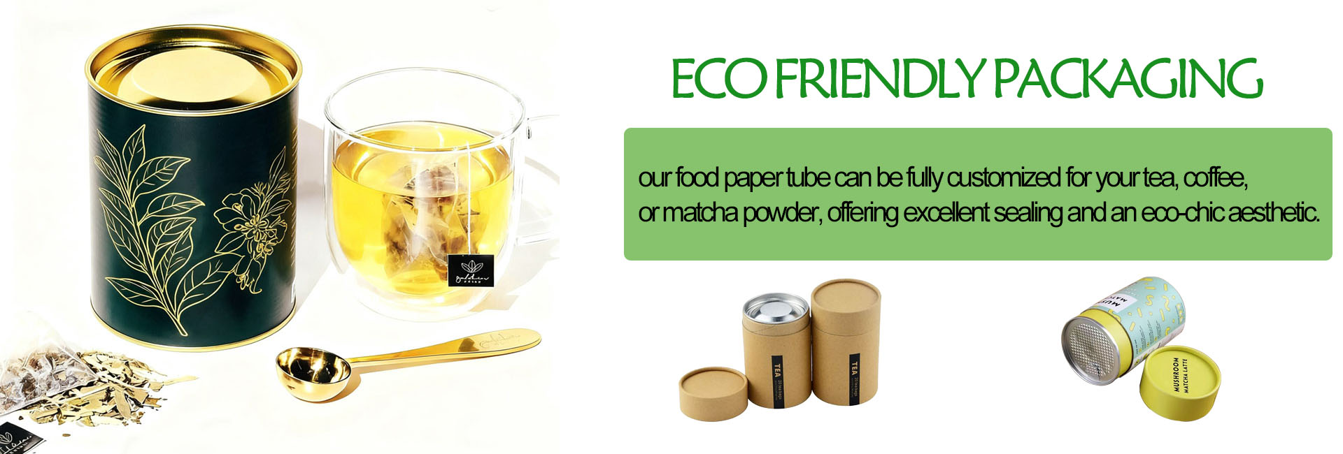 упаковка бумажной трубки с пользовательской