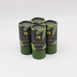 Биоразлагаемый переработанный материал. Печать на заказ. Цилиндр из твердого картона из крафт-бумаги. Упаковка из бумажной трубки EVA Neto. Эфирное масло.