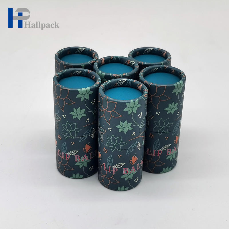 Повторно используйте бумажную трубку губной помады дезодоранта пищевого качества, нажмите вверх, бумажную упаковку трубки