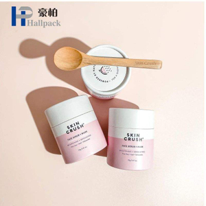 Картонные контейнеры для хранения с круглым цилиндром на заказ для кофе, чая, пищевая бумажная трубка для упаковки печенья