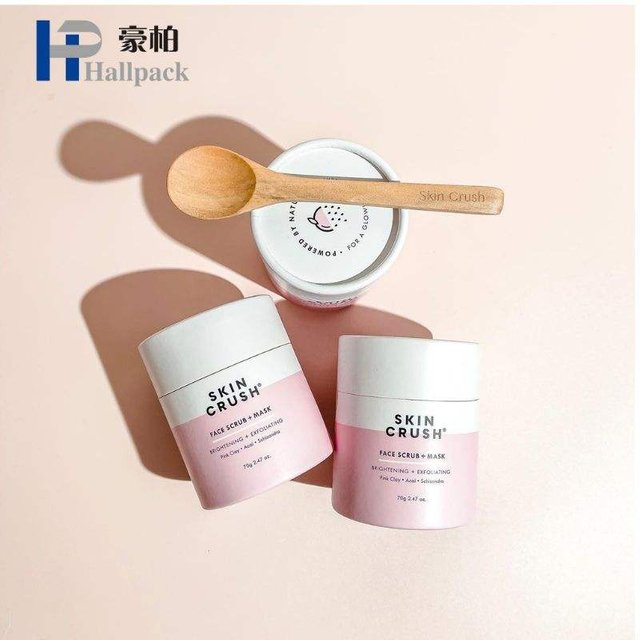 Картонные контейнеры для хранения с круглым цилиндром на заказ для кофе, чая, пищевая бумажная трубка для упаковки печенья