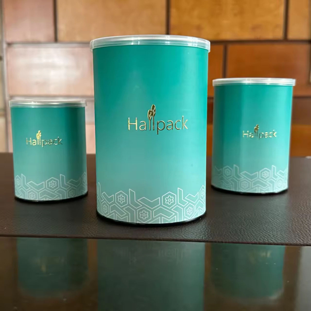 Изготовленный на заказ экологически чистый экологичный фирменный дизайн Легко отрываемый цилиндр Бумажная упаковка с крафт-пластмассовой крышкой Персонализированный бумажный тубус