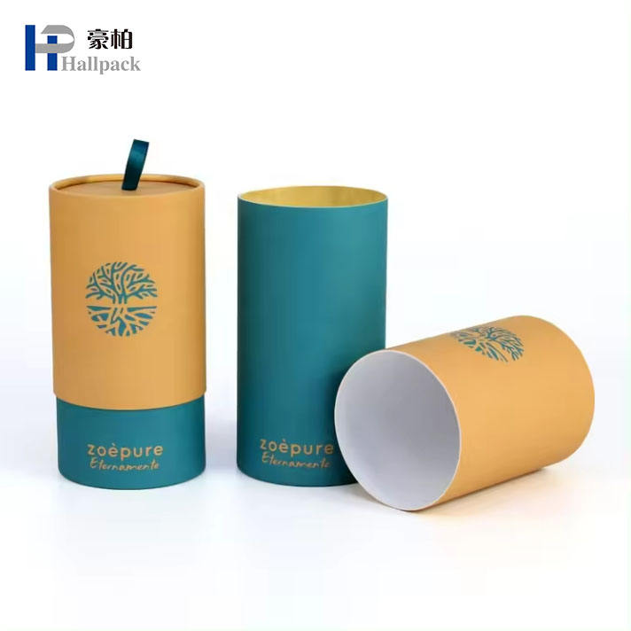 Индивидуальный логотип, 2 шт., бумажный картон, жесткий подарочный набор для хранения свечей, небольшая коробка для туб, бумажная упаковка для свечей для свечей