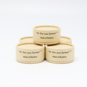 Биоразлагаемая изготовленная на заказ косметическая картонная цилиндрическая коробка, бумажная упаковка для туб для крема для лица, консилера